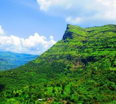 Takmak Tok View From Raigad Fort